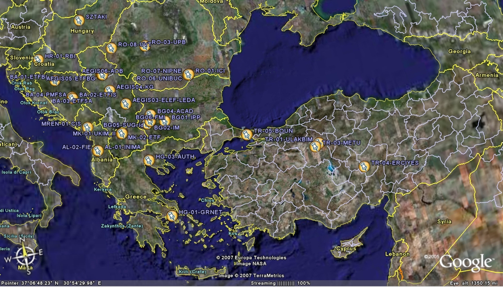 GRID ALTYAPISI@ SEE Mevcut Altyapı: 14 Ülke, 35 Site, ~2200 İşelmci,