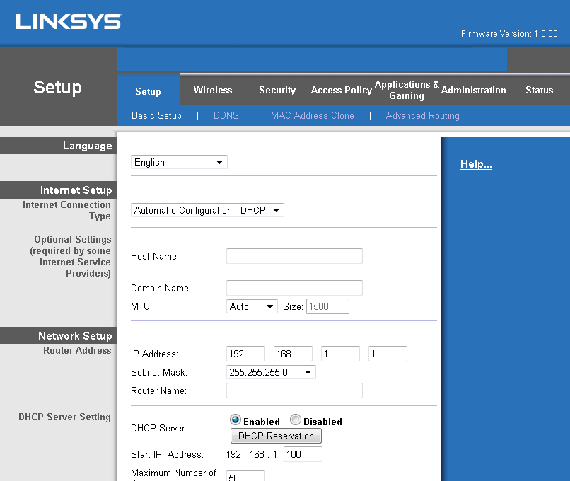 Linksys Connect'i çalıştırın, Router ayarları'nın altındaki Change (Değiştir) seçeneğine, sonra da Advanced Settings (Gelişmiş Ayarlar) ve OK seçeneklerine tıklayın.