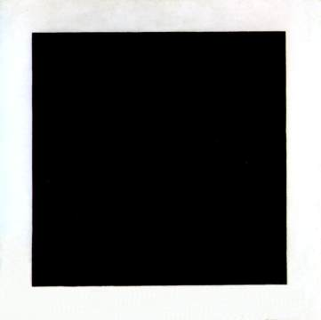 45 Resim 27: Black Square. 1914 1915, T.Ü.Y.B 79.6x79.5 cm, Tretyakov Müzesi Moskova, Rusya Malevich in Sıfır Biçim adını verdiği bu resim bir şeyin değil, hiçbir şeyin resmidir.