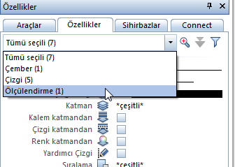 Otomatik Ölçülendirme Yapmak İçin : Otomatik Ölçülendirme komutu, komutun içinde iken ekranda çizeceğimiz sanal bir çizginin kestiği çizim elemanlarının kesildikleri noktalarından