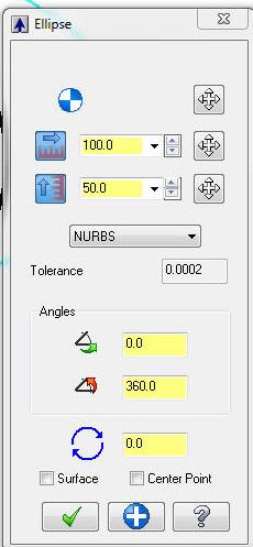 2.1.4.4. Create Ellipse (Elips Çizimi) ġekil 2.29: Polygon çizim örnekleri Komut seçildiğinde Ellipse diyalog kutusu ekrana gelir.