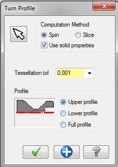 2.1.4.9. Create Solid Turn Profile (Katı Modelden 2B Profil Çıkarma) Katı model üzerinden 2 boyutlu parça profili elde etmek için kullanılır.