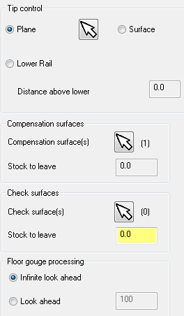 a.x axis b.y axis c.z axis Resim 3.16: Backplot rotary axis parametreleri a.fanning b.angle increment c.tool vector length Resim 3.17: Tool Axis Control sekmesi Ģekilleri 3.2.3. Collision Control (ÇatıĢma Kontrolü) Tip control: Takımın uç kontrolü yapılan kısımdır.