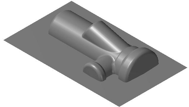 ġekil 1.2: Kaba paralel iģleme takım yolu oluģturulacak parça Machine Type den Mill (Freze) seçilir. Buradan Mill 3 -Axis VMC MM.MMD.5 seçilir.