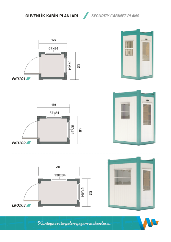 GÜVENLİKKBİNLNLRI SECURITYCBINETLNS 125 125 EKO101 150
