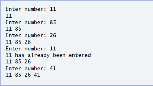 Çalışma 1: Aynı Olan Sayıları Eleme Aşağıda verilen program şablonu hatasız çalışan bir Java programıdır.