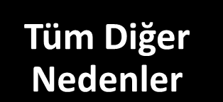 ABD de 1965-1998 arasında bazı hastalıkların ölüm hızlarındaki değişim 3.0 2.5 2.0 1.5 1.