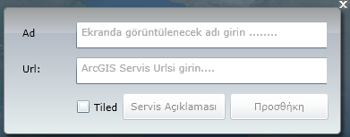 2.11.2.2 Menü Navigasyonu o Pan: Haritayı Sağa, Sola, Yukarı, Aşağı hareket ettirir. o Zoom in: Haritayı yakınlaştırır veya uzaklaştırır. o Full Extent: Harita içeriğini tam içerik olarak değiştirir.