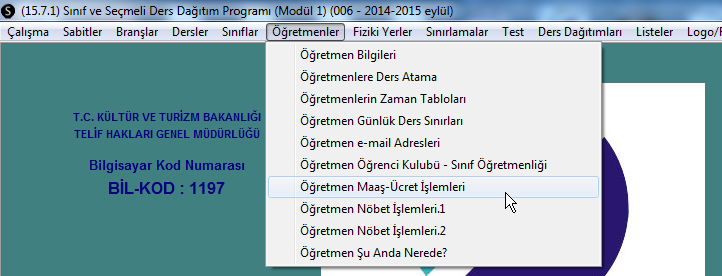 Daha sonra Sınıf Öğretmenliklerini Otomatik Doldur butonuna tıklayarak tüm öğretmenlerin sınıf öğretmenliklerini otomatik olarak bulunuz.