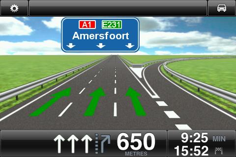 Gelişmiş Şerit Kılavuzu Gelişmiş Şerit Kılavuzu Hakkında TomTom App, girmeniz gereken şeridi göstererek otoban çıkışları ve kavşaklara hazırlanmanıza yardımcı