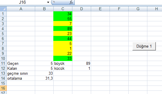 34 Örneğimizi Aynı soruda ortalama,enbüyük,enküçük sayı istenseydi olarak değiştirelim.