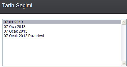 v Metin alanına bir tarih eklemek için aşağıdaki adımları gerçekleştirin: 1. Ekle > Alanlar > Tarih seçeneğini tıklatın. v 2. Bir tarih biçimi seçin ve ardından Tamam'ı tıklatın.