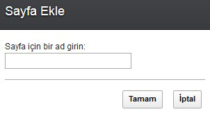 1. Sonuna sayfa eklemek istediğiniz sayfa sekmesini tıklatın. 2. Ekle > Sayfa seçeneklerini tıklatın. Ayrıca sayfa adını sağ tıklatabilir ve Ekle seçeneğini belirleyebilirsiniz.