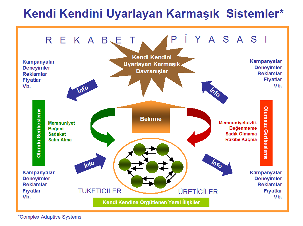 KarmaĢık Bir AraĢtırma Modeli Basit modelleri elemeyi öneriyoruz. Böyle olunca sistemlerin kendilerine çeki düzen verdiği karmaşık modeller tasarlayabiliriz.