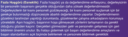 9.3. DEĞERLENDİRME HATALARI Başarı değerlendirme çalışmaları her zaman istenen sonucu vermeyebilir. Seçilen yöntem ve uygulamaya bağlı olarak ortaya çıkan değerlendirme sorunları vardır.