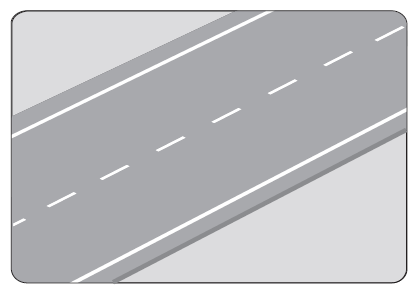 Şekildeki yol çizgisinin anlamı nedir? A) Öndeki aracı geçmek yasaktır. B) Şerit değiştirmek yasaktır.
