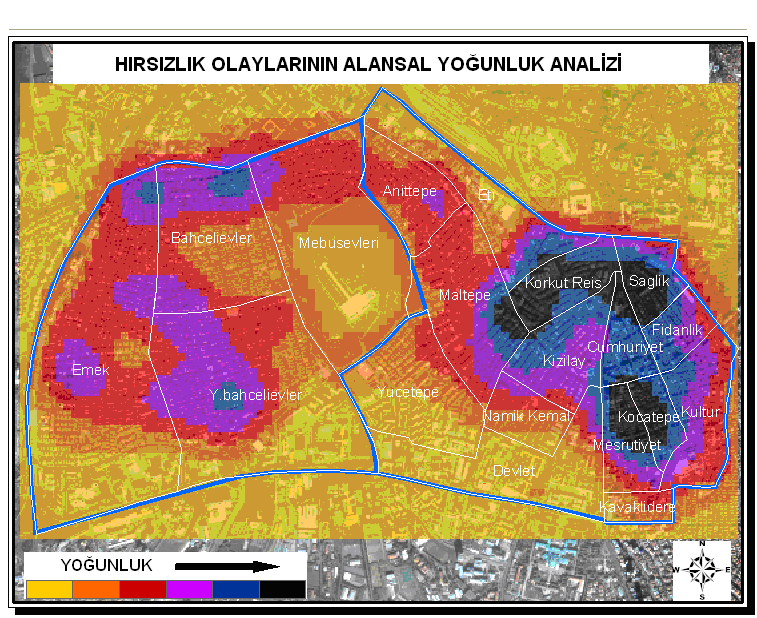 ġekil 3.29. Alandaki belirleyici noktalar ġekil 3.