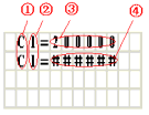 Ünite seçme; Buradan set değeri veya mevcut değer aynı anda ekranlanabilir. a. Zamanlayıcı; operasyon mod 1 Tanım; (1) Fonksiyon tipi (2) Numara (3) Set değeri (4) Mevcut değer (5) Ünite b.