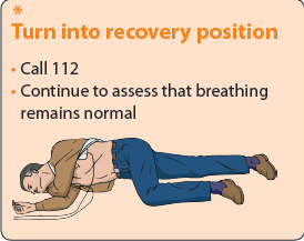 Recovery Pozisyonu Eğer kurban normal nefes alır, gözünü açar, hareket ederse KPR sonlandırın. Bilinçsiz ise recovery pozisyonuna getirin.