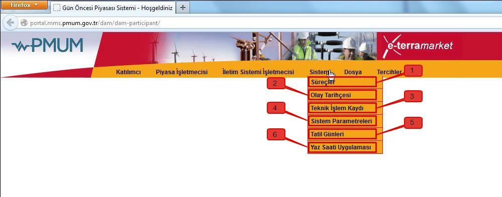 6.4.2 İndirme Menüsü Şekil 12: Gün Öncesi Piyasası Dosya İndirme Menüsü İndir bölümü içerisinde; sisteme yüklenmiş olan tekliflere, ikili anlaşma verilerine ait XML dosyaları ve sistem tarafından