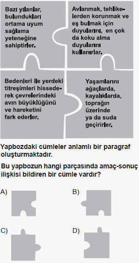 157 17. 18. Aşağıdaki cümlelerin hangisinde neden-sonuç ilişkisi vardır? A) Yemek yemeği istiyor; ama iştahı yok. B) Onu herkes sever, çünkü o çok yardımsever.