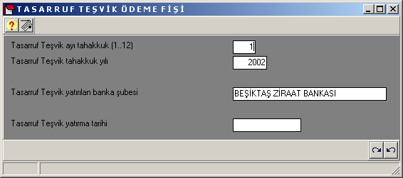 DÖNEMSEL işlemler Programınızın bu bölümünden, tasarruf teşvik ödemeleri, çeşitli bankaların ödeme emirleri ve mevcut personelleriniz için yapacağınız maaş düzenleme işlemlerini gerçekleştirilecektir.