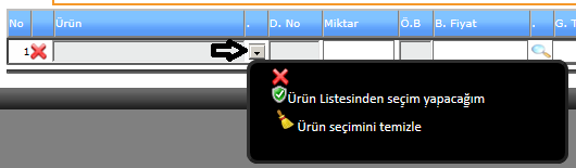 10-)Bys No: Malzeme talebimizde girmek istediğimiz kod bilgisi olursa girebileceğimiz alanımızdır. 11-) İstek Yapılan Birim: Talepte bulunduğumuz birimi imlecimize tıklayarak seçebiliriz.