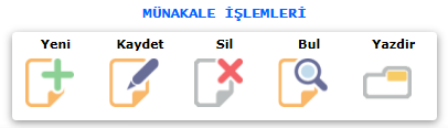 Şekil 1 Münakale işlemimize gelmemiz için, bütçe muhasebe menümüzden, bütçe işlemlerini onun alt menüsünden de münakale işlemlerini seçerek ekranımızı görebiliriz.