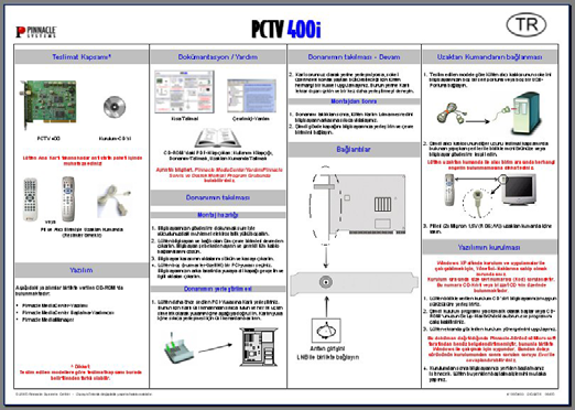 PDF-Kitapçıkları: Kullanım Kitapçığı, Donanım- Talimatı, Uzaktan Kumanda