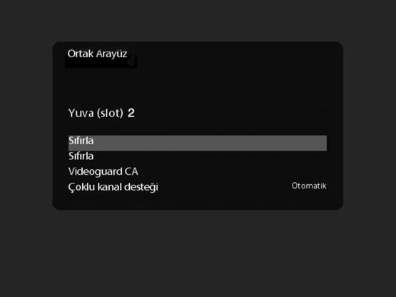 H. Arayüz (Skin) [ i : MENU > Kurulum > Sistem > Arayüz (Skin)] Vu+ Linux bazlı uydu alıcısıdır ve Linux uydu alıcısı için kullanılabilir birçok arayüzler vardır.