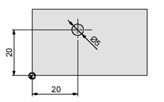 2.2.5. CYCLE81 Delme, Puntalama, CYCLE82 Delme, Düz Havşalama Şekil 2.14: CYC81, CYC82 komutları örnek şemalar Döngü öncesinde, takım delik pozisyonu üzerine konumlandırılmalıdır.