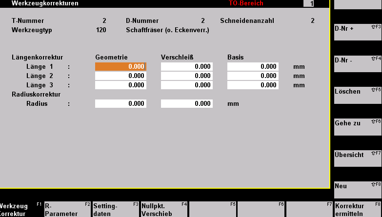 İş parçası sıfır noktası belirlenir. İlgili takım malafasına takılır. Mda modunda T2 M6 S1500 M3 Yazılarak takım çağrılır.