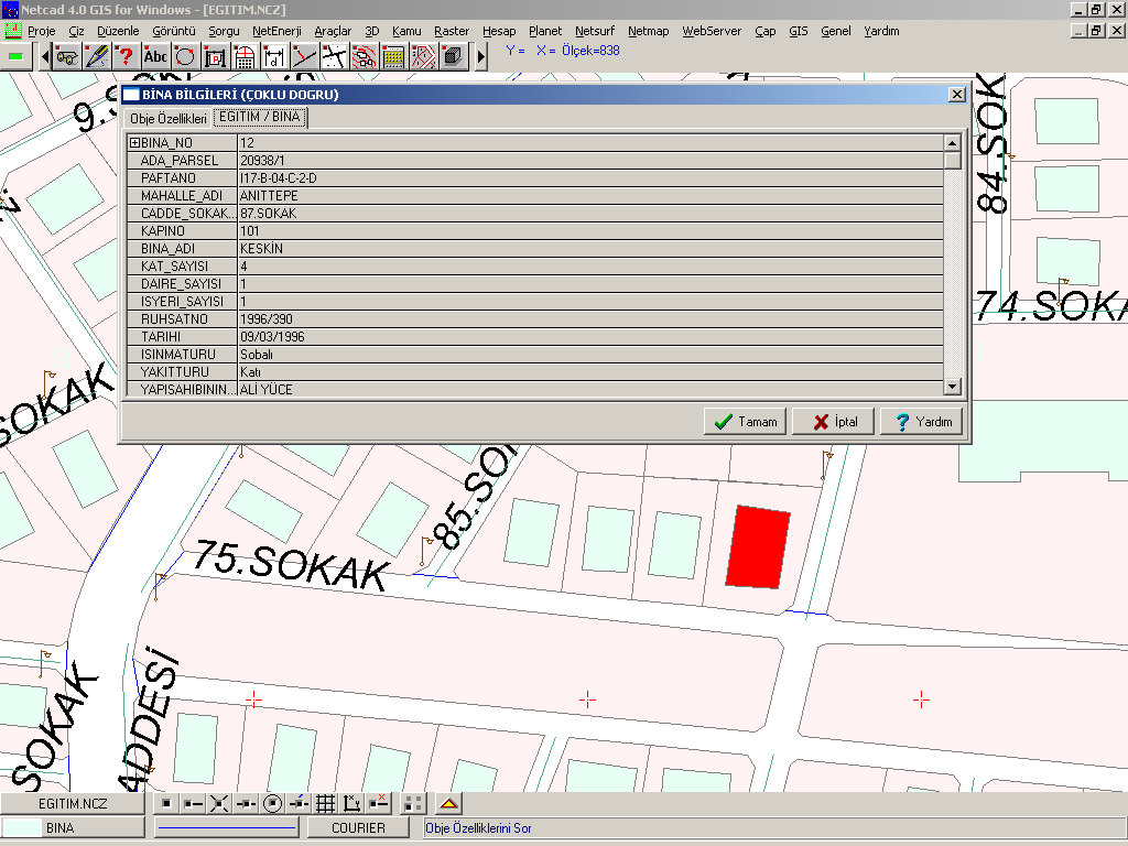 5. RASTER REGİSTER İŞLEMİ (DÖNÜŞÜM) Raster imajlar ile Netcad grafik ekranda çalışabilmek için koordinat dönüşümlerinin yapılması gerekir.