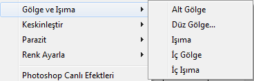 4.9. Doku ve Gölge Ekleme 4.9.1. Doku Ekleme Görüntü iģleme yazılımı uygulamasında oluģturduğunuz vektör nesneleri ve metinleri doldurmak için çok çeģitli dolgu ve doku seçenekleri bulunmaktadır.