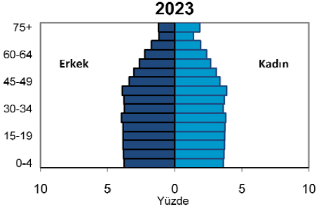 TÜRKİYE DE DEMOGRAFİK DEĞİŞİM Kaynak: TÜİK, 1937,