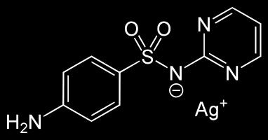 kimyasal yapısı gösterilen gümüş sülfadiazin gümüş usülfadiazinin kombinasyonundan oluşmaktadır (Url-20). Gümüş sülfadiazin geniş bir anti-bakteriyel spekturuma sahiptir.
