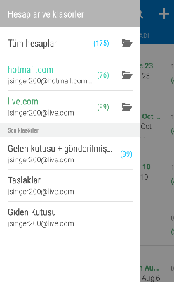 159 Takvim ve E-posta Postanızı kontrol etme Posta uygulaması, HTC One M9 üzerinde kurduğunuz bir veya daha fazla eposta hesabından eposta mesajlarını okuduğunuz, gönderdiğiniz ve düzenlediğiniz