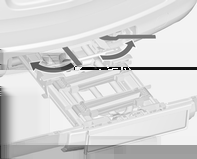 70 Eşya saklama ve bagaj bölümleri Plaka braketinin çıkarılması Arka lambaların dışarıya katlanması Arkadaki taşıyıcı sistemin (Flex-Fix sistemi) sabitlenmesi Plaka braketini