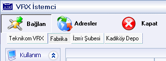 Şekil-5 Eğer bağlantı internet üzerinden yapılacaksa ilgili bilgisayarın bağlı olduğu modem in IP adresinin yazılması gerekir (sistem kurulumu sırasında modem üzerinde port yönlendirmesinin yapılmış