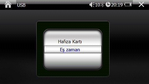 Dokunmatik Ekran Artı işaretine dokunarak dokunmatik ekranı düzenleyiniz.