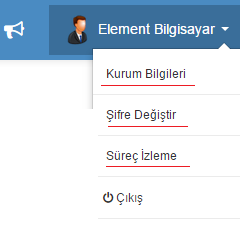 0.2.Ana sayfa ve Menü Tanıtımı Şekil 2 Giriş yaptıktan sonra, ana sayfa ve menülerin karşınıza geldiği ekranımızdır.