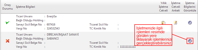 3.Adım : Bilgilerimizi girdikten sonra İşlemi Yap butonuna tıklayınız. 4.