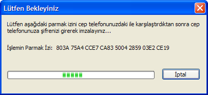 ve sadece ilk imza sırasında seçilebilir. Alanları doldurduktan sonra tamam düğmesine basalım.