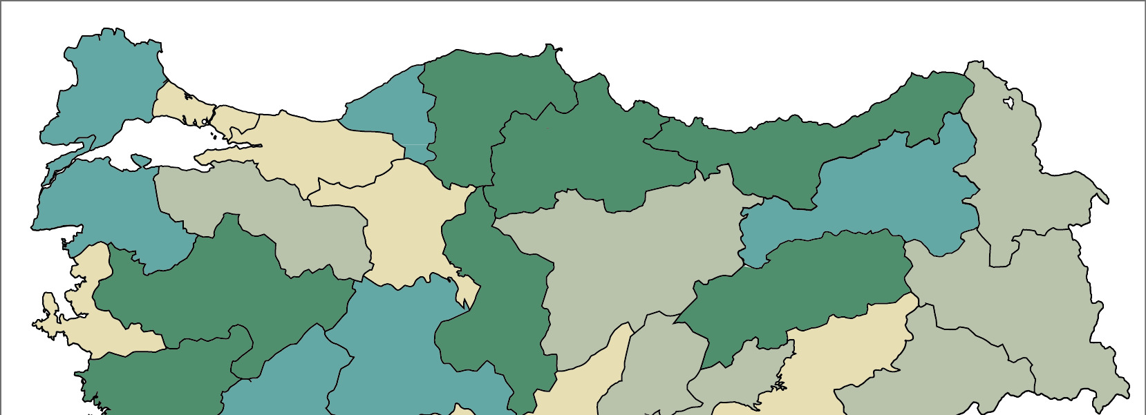 Bölge Planı incelendiğinde, Gaziantep 323 kişi ile 50., Adıyaman 477 kişi ile 24. ve Kilis 704 kişi ile 11. sıradadır 22.