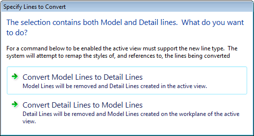 Convert Line Types (Çizgi Tiplerini Dönüştürme) Revit içerisinde iki çeşit çizgi tipi vardır: Model Line ve Detail Line. İkisinin kullanım alanları farklıdır.