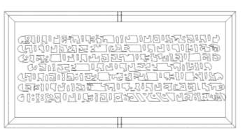 104 Şekil 4.85. Demirciyan Evi Güneybatı Cephesi, Rölöve (B. Gören den) Evin yapım tarihini gösteren bir kitabesi mevcuttur.