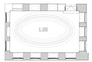 133 Şekil 4.135. Demirciyan Evi Gelin Odası Dolap Görünümleri, 2011 Şekil 4.136. Demirciyan Evi Güney Yönünde Kesit, Rölöve (B.