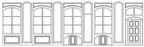 202 Şekil 4.241. Demirciyan Evi Avluya Bakan Pencere Görünümü, 2011 Odanın güney cephesinde yer alan duvara açılan nişlere beş ahşap dolap yerleştirilmiştir. Dolapların her biri, 0,84 x 0,42 x 2,18 m.