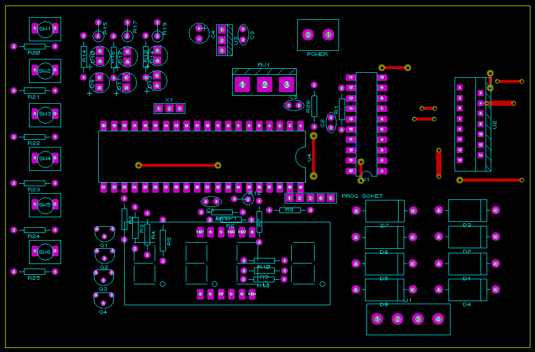 7.5 MP_MOT_05 UNIPOLAR - BIPOLAR STEP MOTOR KONTROL PIC16F877A - L297 - L298 7SEGDISPLAY Şekil 50 MP_MOT_05 Uniploar - Bipolar Step Motor Kontrol Şekil 51 MP_MOT_05 Uniploar - Bipolar Step Motor