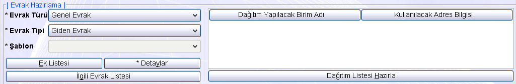 "Dosya Seçimi" alanında "Seçilen Dosya(lar)" tablosunda seçtiğiniz dosya tasnif numarasını görebilirsiniz.